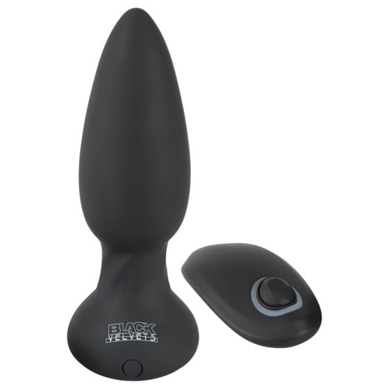 Black Velvet - Rechargeable, Wireless, Pulsating Anal Vibrator (Black)