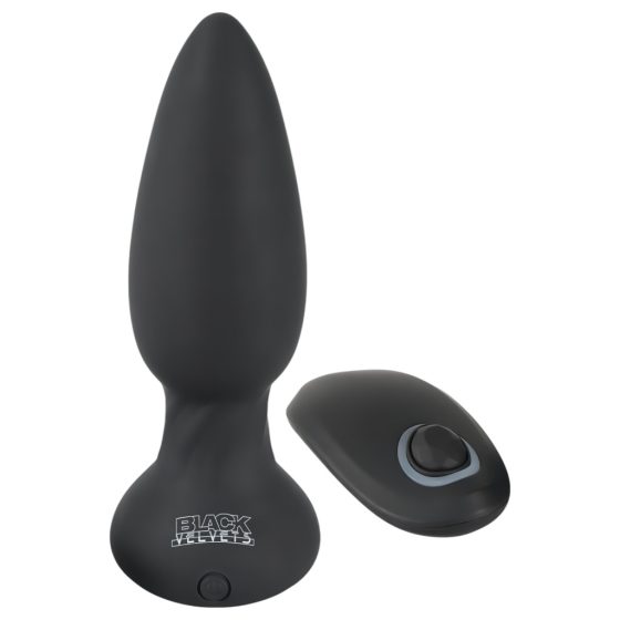 Black Velvet - Rechargeable, Wireless, Rotating Beaded Anal Vibrator (Black)