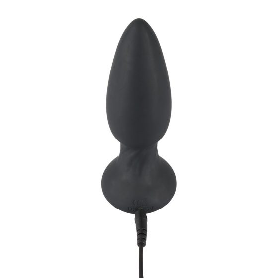 Black Velvet - Rechargeable, Wireless, Rotating Beaded Anal Vibrator (Black)