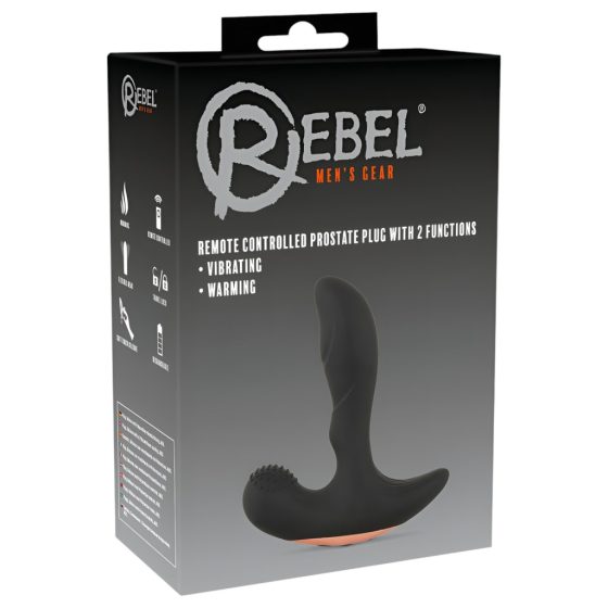 / Rebel - Heated Prostate Vibrator with Radio Control (Black)