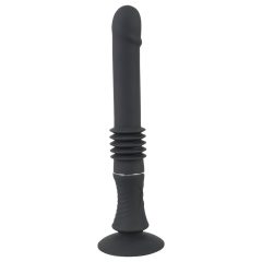   You2Toys Fucking Machine - Rechargeable Suction-Cup Thrusting Vibrator (Black)