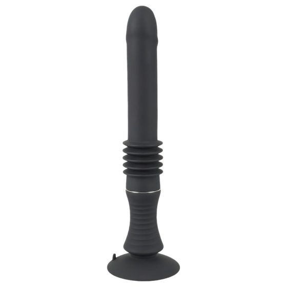 You2Toys Fucking Machine - Rechargeable Suction-Cup Thrusting Vibrator (Black)