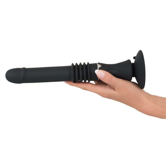 You2Toys Fucking Machine - Rechargeable Suction-Cup Thrusting Vibrator (Black)