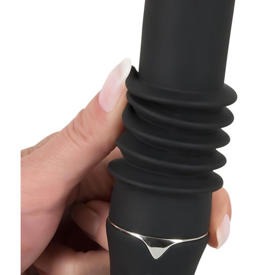 You2Toys Fucking Machine - Rechargeable Suction-Cup Thrusting Vibrator (Black)