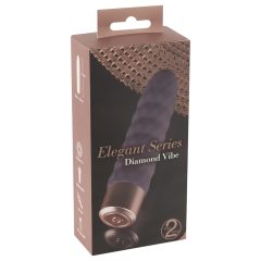   You2Toys Elegant Diamond - Rechargeable Wand Vibrator (Dark Purple)