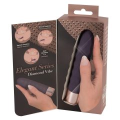   You2Toys Elegant Diamond - Rechargeable Wand Vibrator (Dark Purple)