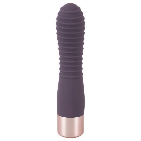 You2Toys Elegant Flexy - Rechargeable, Ribbed G-Spot Vibrator (Dark Purple)