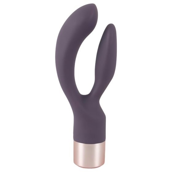 You2Toys Elegant Double - Rechargeable, Clitoral Arm Vibrator (Dark Purple)