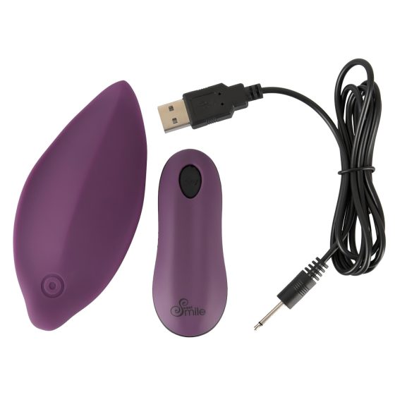 SMILE Panty - Rechargeable Clitoral Vibrator (Purple)