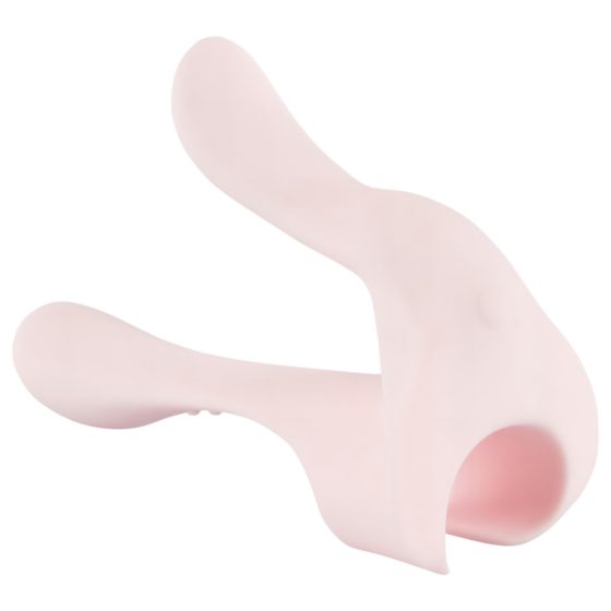 Couples Choice - Rechargeable Dual-Motor Couple's Vibrator (Light Pink)