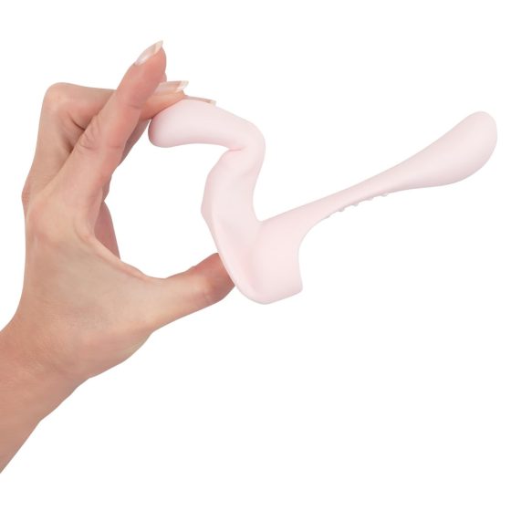 Couples Choice - Rechargeable Dual-Motor Couple's Vibrator (Light Pink)