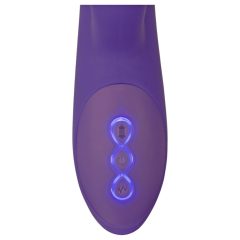   Smile Pearl - Rechargeable, Beaded, Clitoral Arm Thrusting Vibrator (Purple)