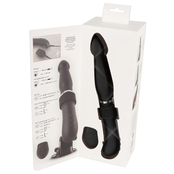 You2Toys - RC Fucking Machine - Rechargeable Thrusting Vibrator (Black)