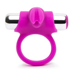   Happyrabbit - Rechargeable, Remote-Controlled Penis Ring (Purple-Silver)