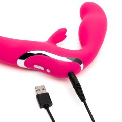 Happyrabbit Strap-On Vibrator (Pink)