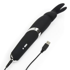 Happy Rabbit Wand - Rechargeable Massage Vibrator (Black)