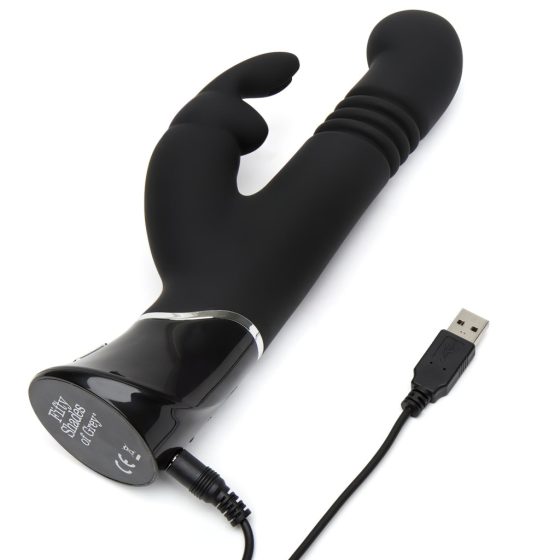 Fifty Shades of Grey Greedy Girl - Thrusting Vibrator (Black)