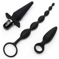 Fifty Shades of Grey Take It Slow - 4 Piece Anal Set (Black)