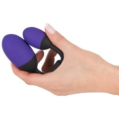 GoGasm Pussy & Ass - Vibrating Egg Duo (Purple-Black)