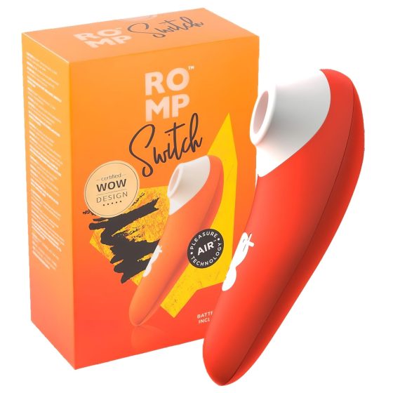 ROMP Switch - Air Pulse Clitoral Stimulator (Orange)