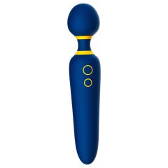   ROMP Flip Wand - Rechargeable, Waterproof Massage Vibrator (Blue)