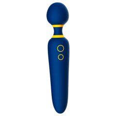   ROMP Flip Wand - Rechargeable, Waterproof Massager Vibrator (Blue)