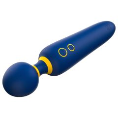   ROMP Flip Wand - Rechargeable, Waterproof Massager Vibrator (Blue)