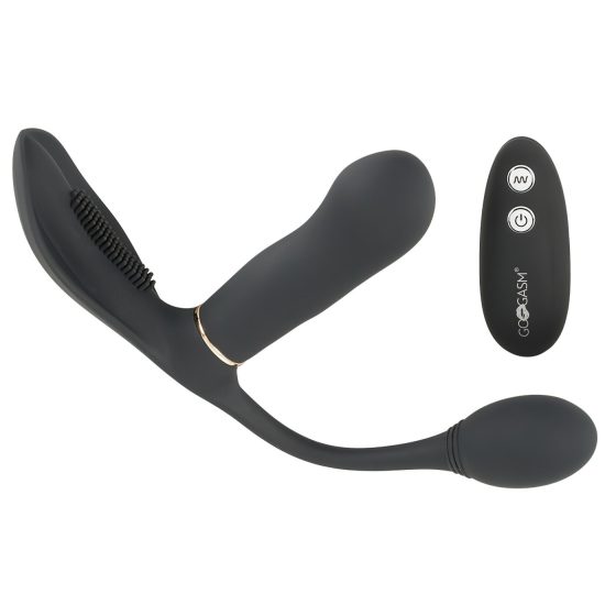 GoGasm Rechargeable Wireless 3-Point Vibrator (Black)