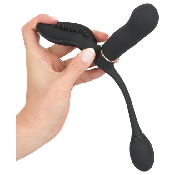 GoGasm Rechargeable Wireless 3-Point Vibrator (Black)