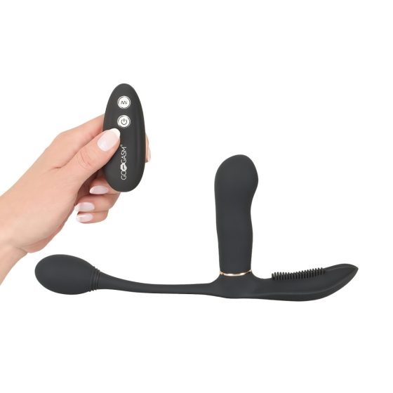 GoGasm Rechargeable Wireless 3-Point Vibrator (Black)