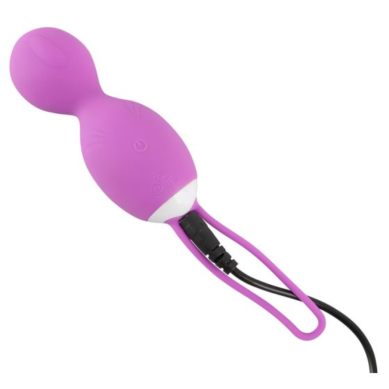 SMILE Love Ball - Rechargeable, Wireless Rotating Vibrating Egg (Purple)