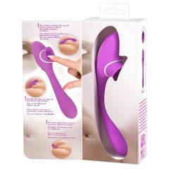   You2Toys - 2-Function Vibe - Rechargeable Clitoral and Vaginal Vibrator (Purple)