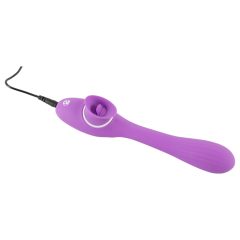   You2Toys - 2-Function Vibe - Rechargeable Clitoral and Vaginal Vibrator (Purple)