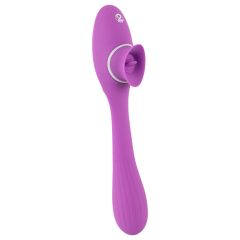   You2Toys - 2-Function Vibe - Rechargeable Clitoral and Vaginal Vibrator (Purple)