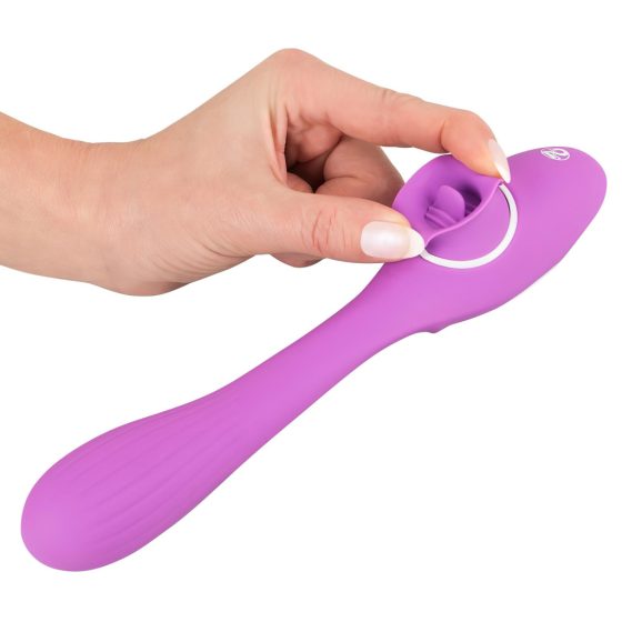 You2Toys - 2-Function Vibe - Rechargeable Clitoral and Vaginal Vibrator (Purple)