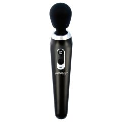   PalmPower Extreme Wand - Rechargeable Massage Vibrator (Black)