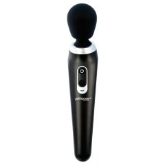   PalmPower Extreme Wand - rechargeable massager vibrator (black)