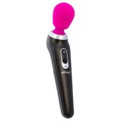   PalmPower Extreme Wand - Rechargeable Massager Vibrator (Pink-Black)