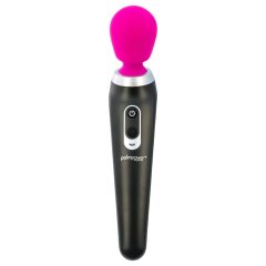   PalmPower Extreme Wand - Rechargeable Massager Vibrator (Pink-Black)