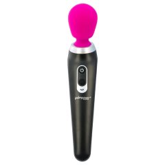   PalmPower Extreme Wand - Rechargeable Massager Vibrator (Pink-Black)