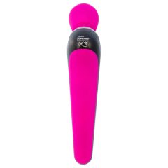   PalmPower Extreme Wand - Rechargeable Massager Vibrator (Pink-Black)