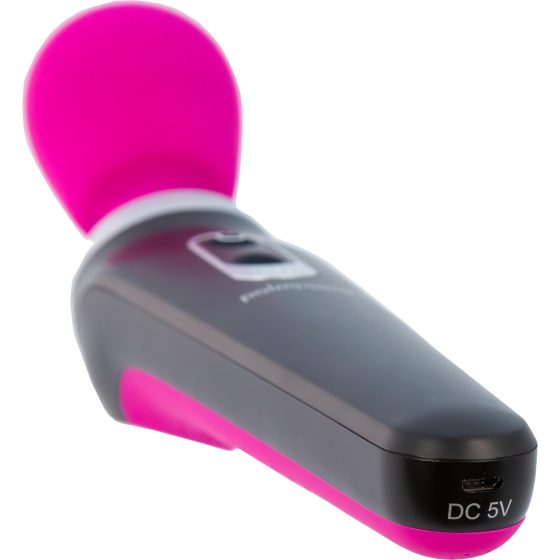 PalmPower Extreme Wand - Rechargeable Massager Vibrator (Pink-Black)