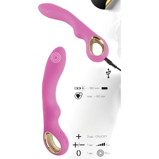 You2Toys - Dual Petit - Rechargeable Dual-Motor Vibrator (Pink)