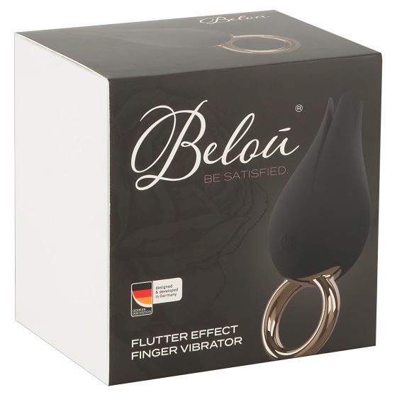 Belou - Rechargeable, Waterproof Clitoral Vibrator (Black)