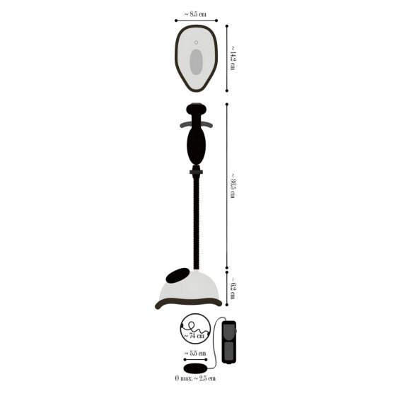 You2Toys - Vibrating Clitoral Pump (Transparent-Black)