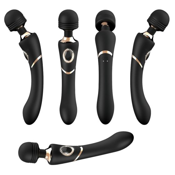 Cleopatra Wand - Rechargeable Waterproof Massager (Black)