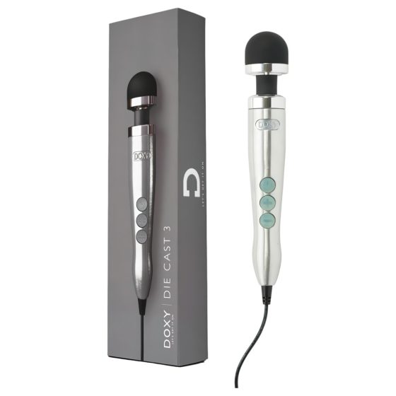 Doxy Die Cast 3 Wand - Electric Massage Vibrator (Silver)