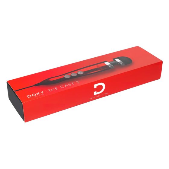 Doxy Die Cast 3 Wand - Electric Massage Vibrator (Red)