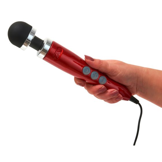 Doxy Die Cast 3 Wand - mains-powered massager vibrator (red)