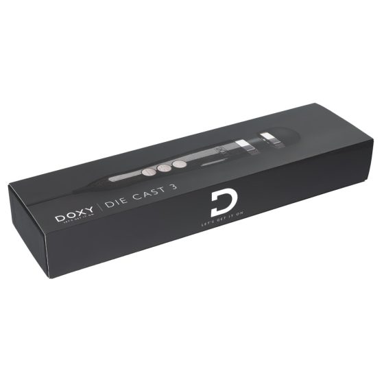 Doxy Die Cast 3 Wand - Electric Massage Vibrator (Black)